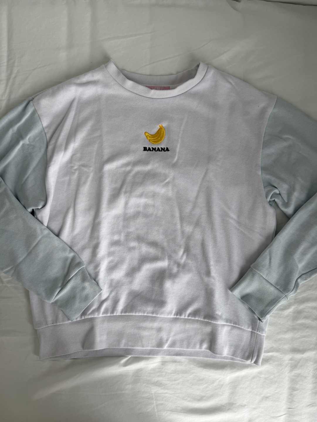 Banana embroidered sweatshirt