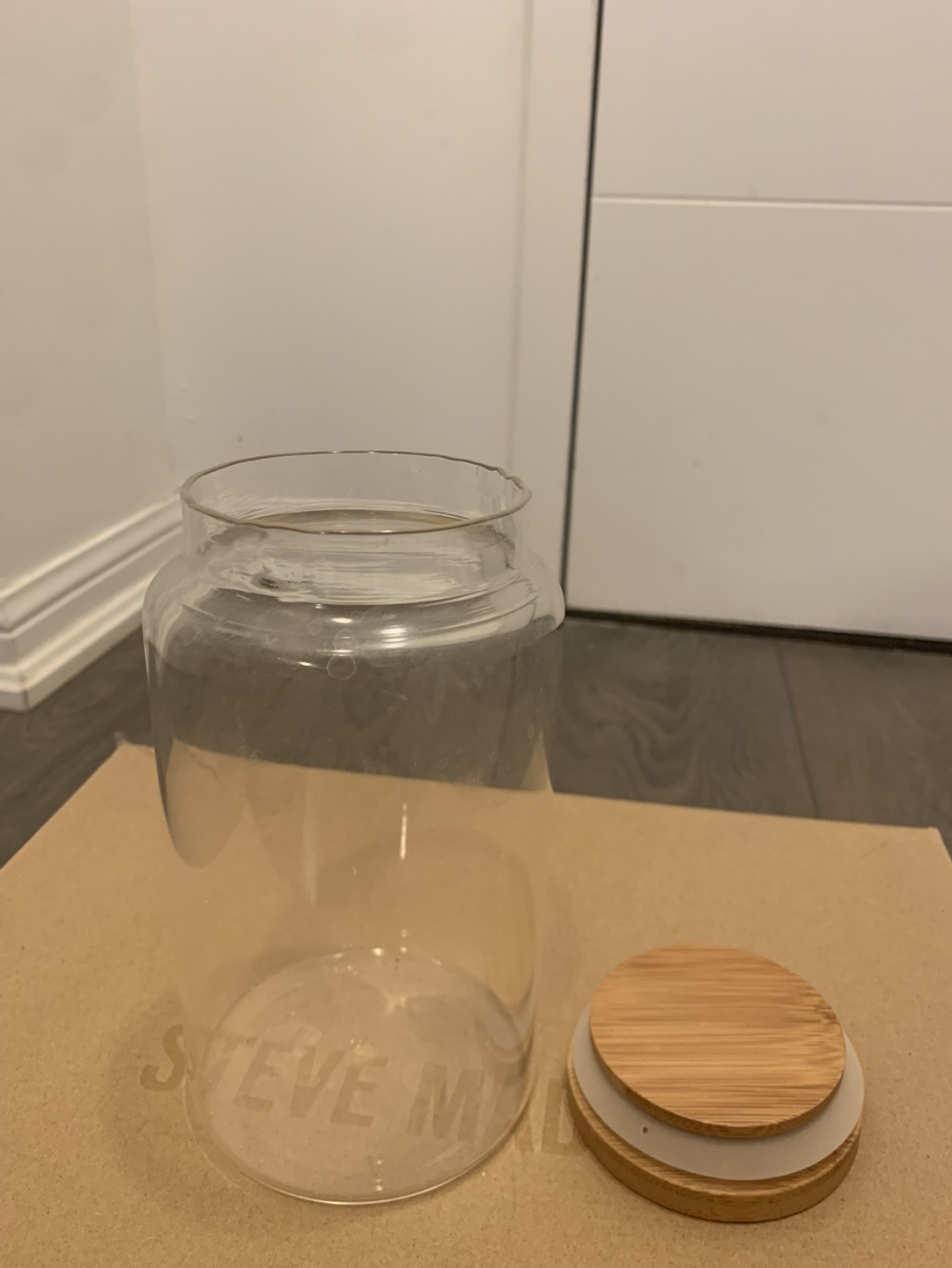 Glass Storage Jar with Cork Lid - photo 2