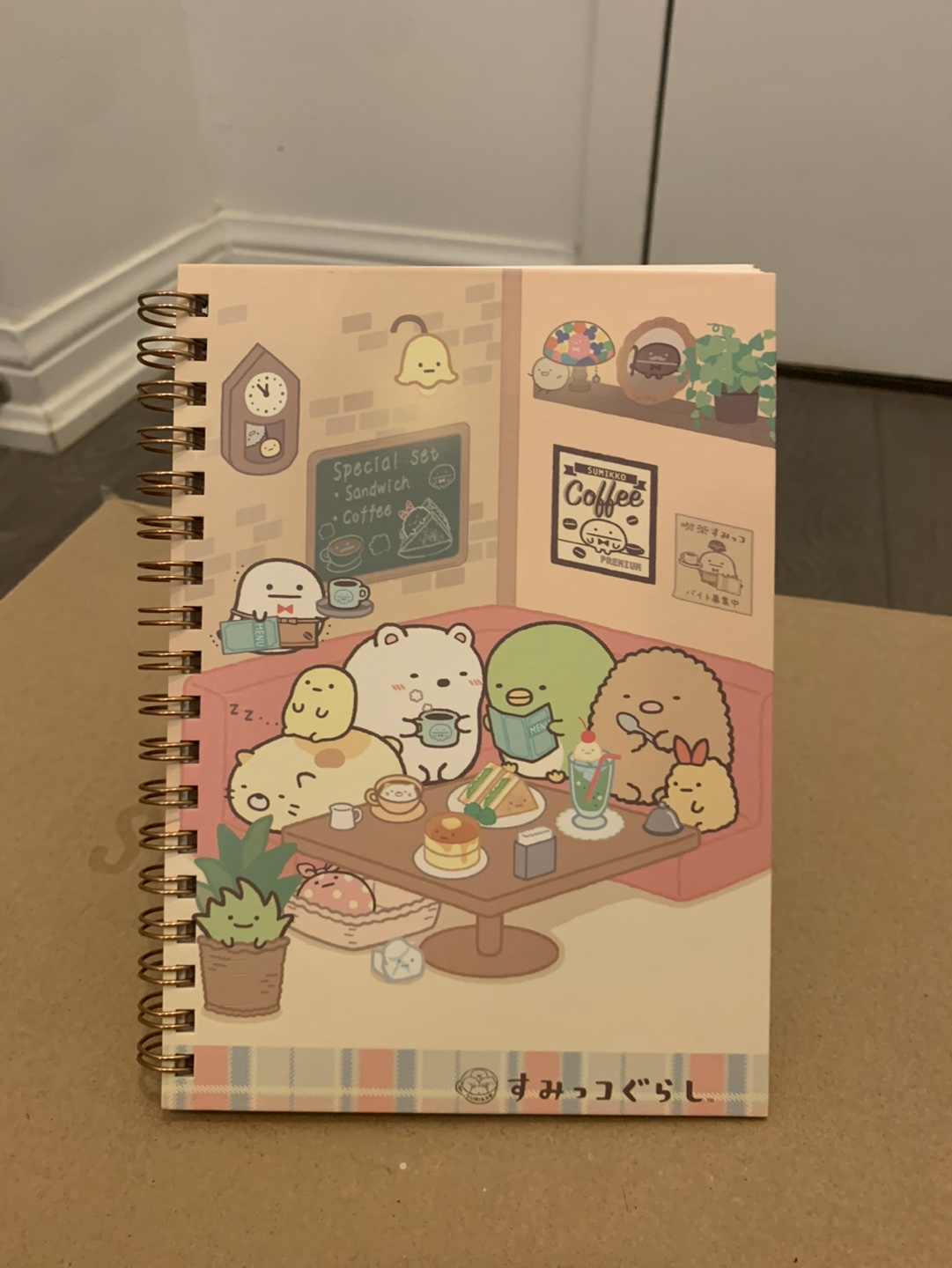 Adorable Sumikko Gurashi Cafe Notebook