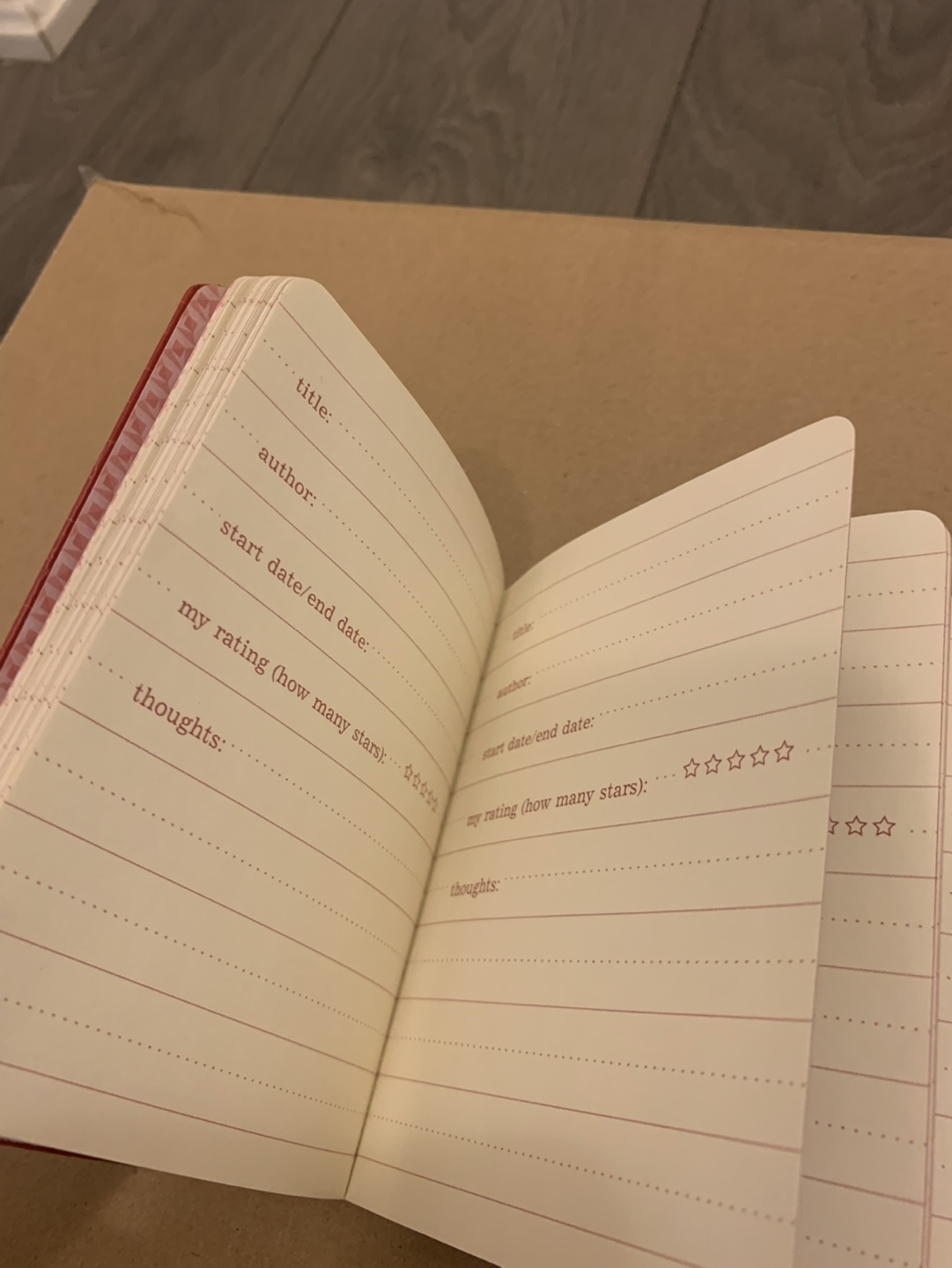 What I Read Book Journal - photo 2