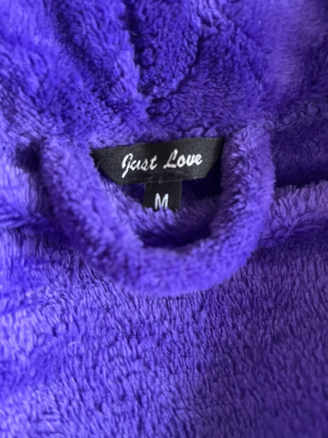 Just Love Purple Plush Robe image indicator(2)