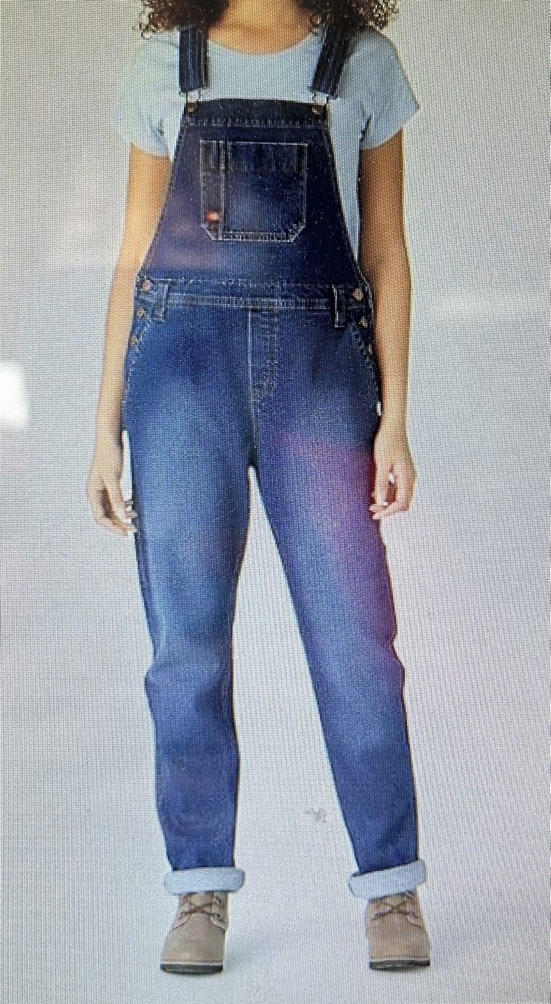 Dickies Women's Boyfriend Bib Overalls - Size Large - photo 4
