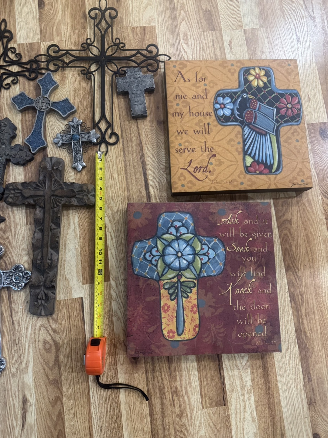 Lot of 12 Crosses - Wall Decor - Religious Decor - photo 2
