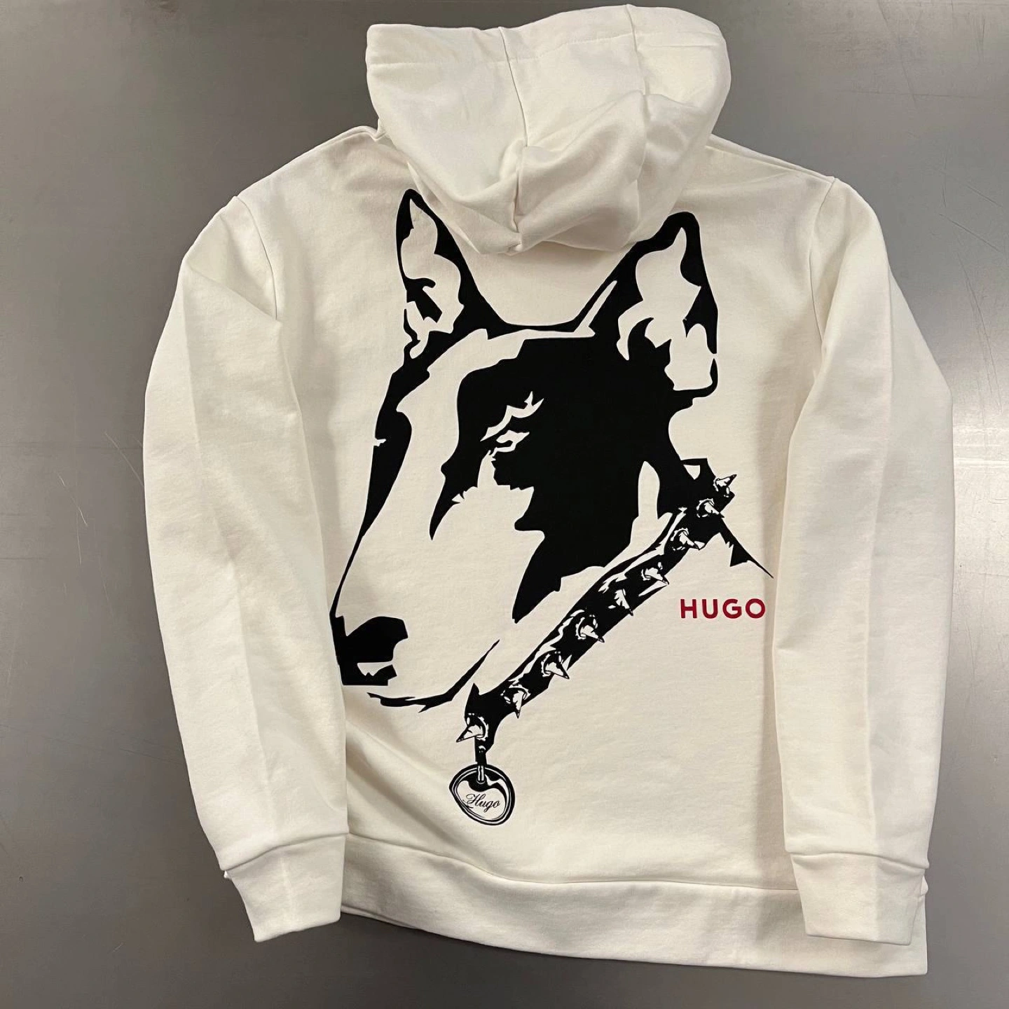 Hugo Boss Bull Terrier Hoodie Black & White Karrot