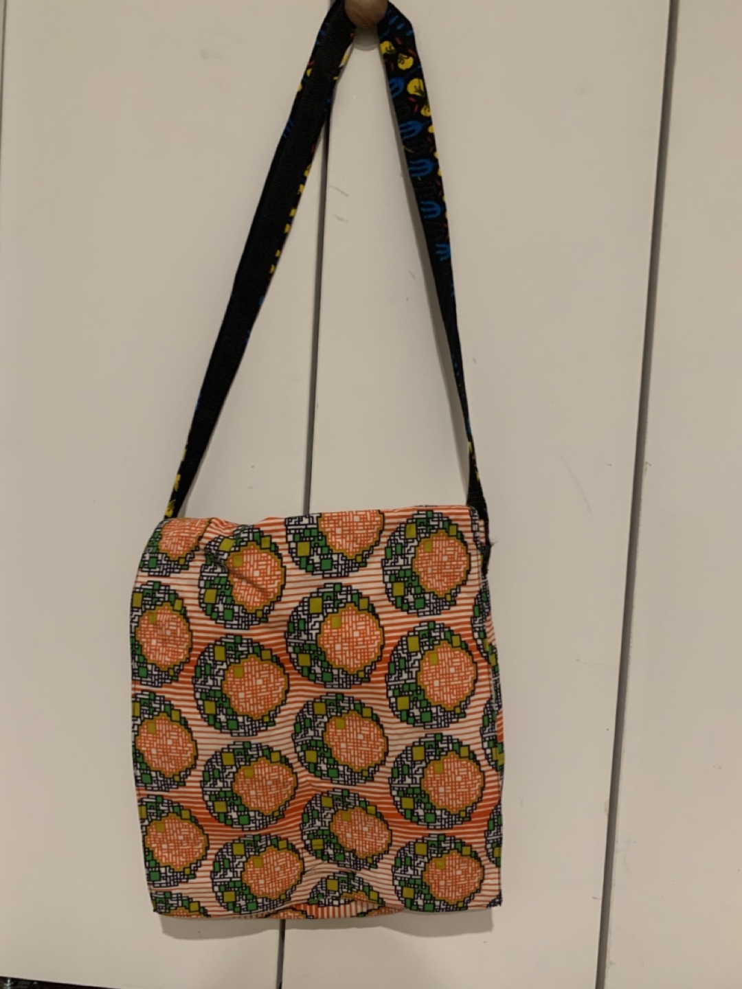 Real Africa Handmade Orange and Green Crossbody Bag - photo 4