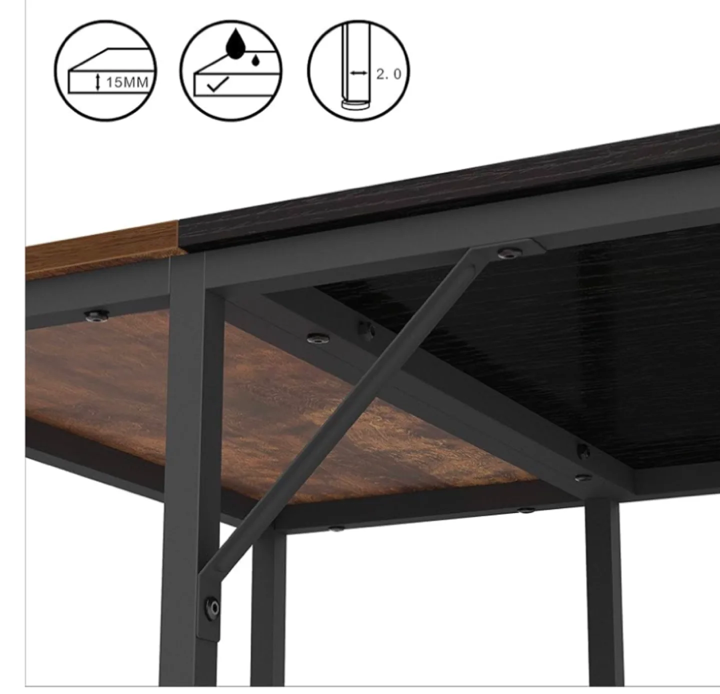 Computer Desk Storage Shelves image indicator(5)