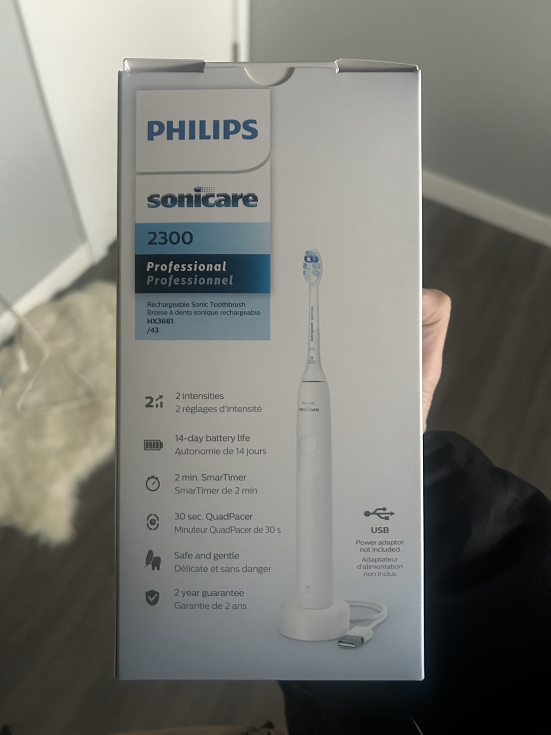 Philips Sonicare 2300 Professional Rechargeable Electric - photo 2