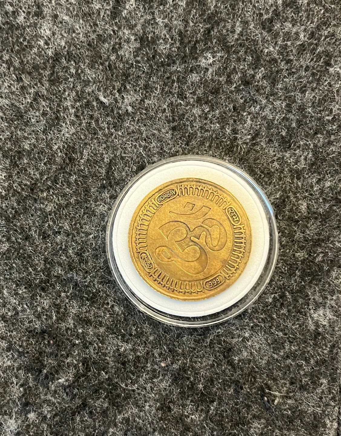 Collectible Gold-Coloured Om Coin thumbnail