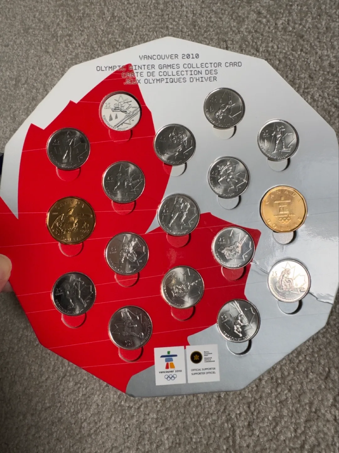 Vancouver 2010 Olympic Winter Games collector Coins Card Lanyard image indicator(3)