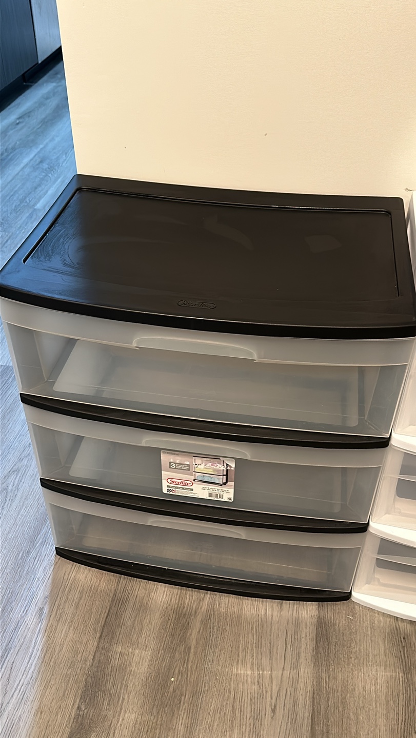 Sterilite 3-Drawer Storage Unit