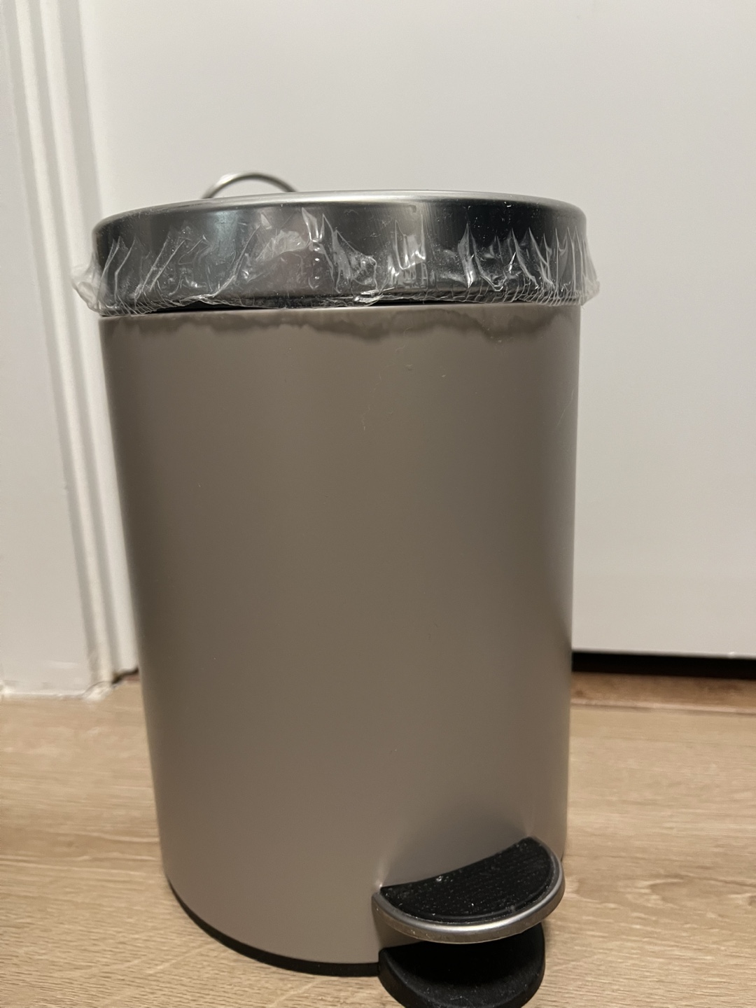 IKEA 5L Stainless Steel Step Can - Beige - photo 2