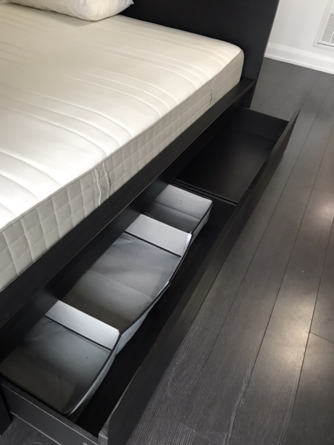 IKEA MALM Full-Size Bed Frame with Storage Drawers - photo 4