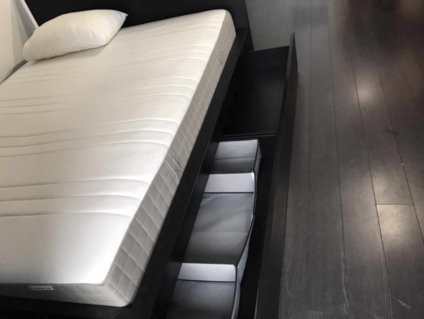 IKEA MALM Full-Size Bed Frame with Storage Drawers - photo 5