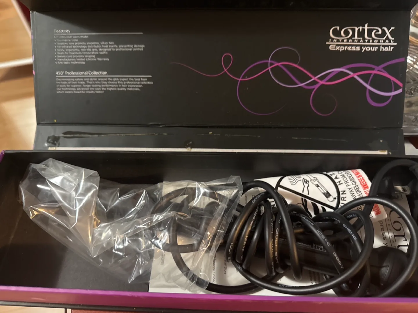 Cortex International 1 1/2 Inch Curling Iron - CTX-15CIB image indicator(5)