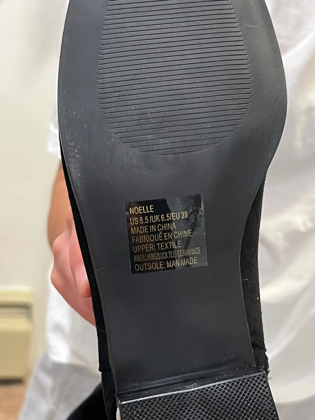 JustFab Noelle Black Over-the-Knee Boots - Size 8.5 image indicator(2)