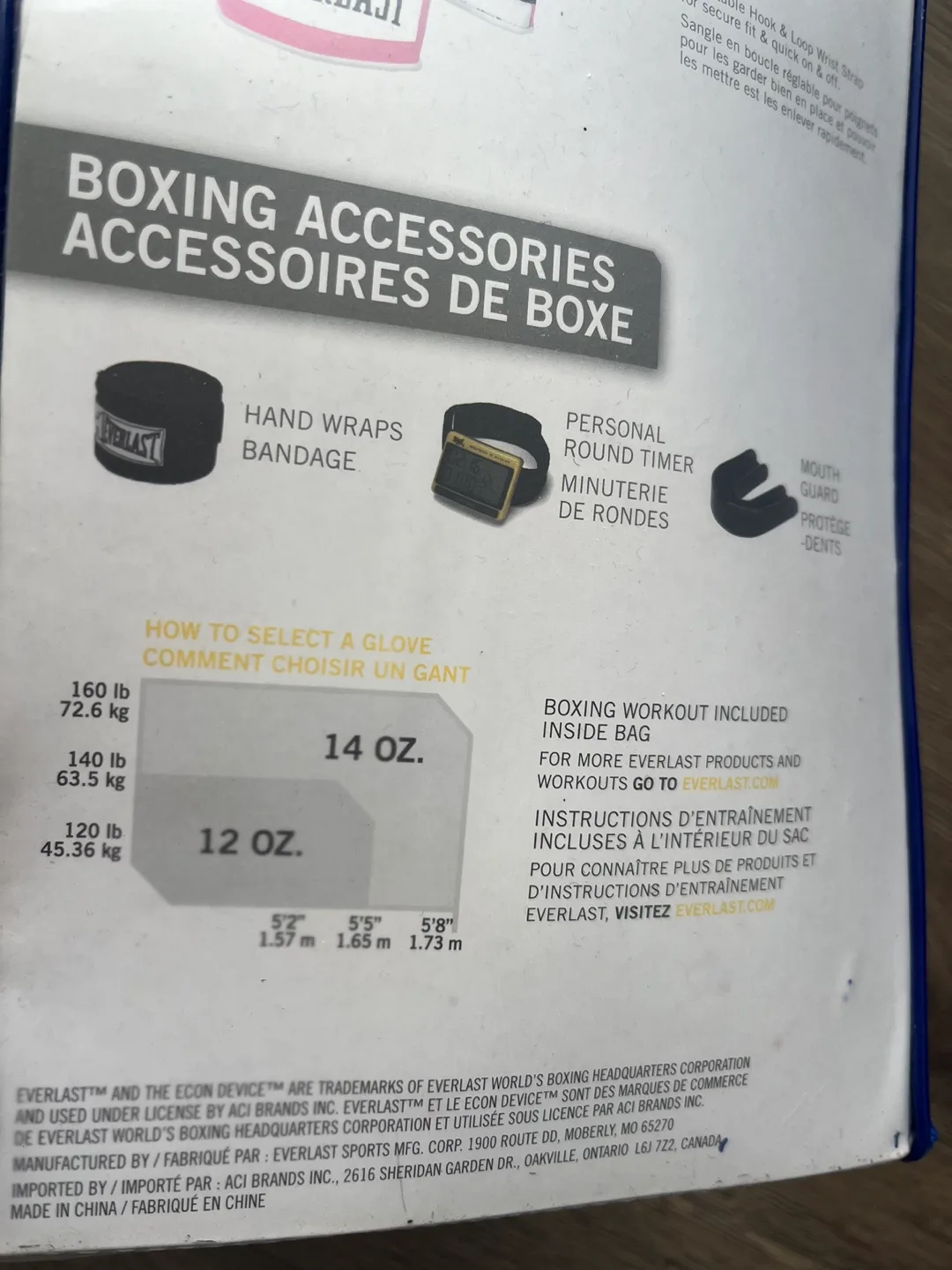 Everlast Women's Boxing Gloves & Hand Wraps - Pink - 14 oz image indicator(4)