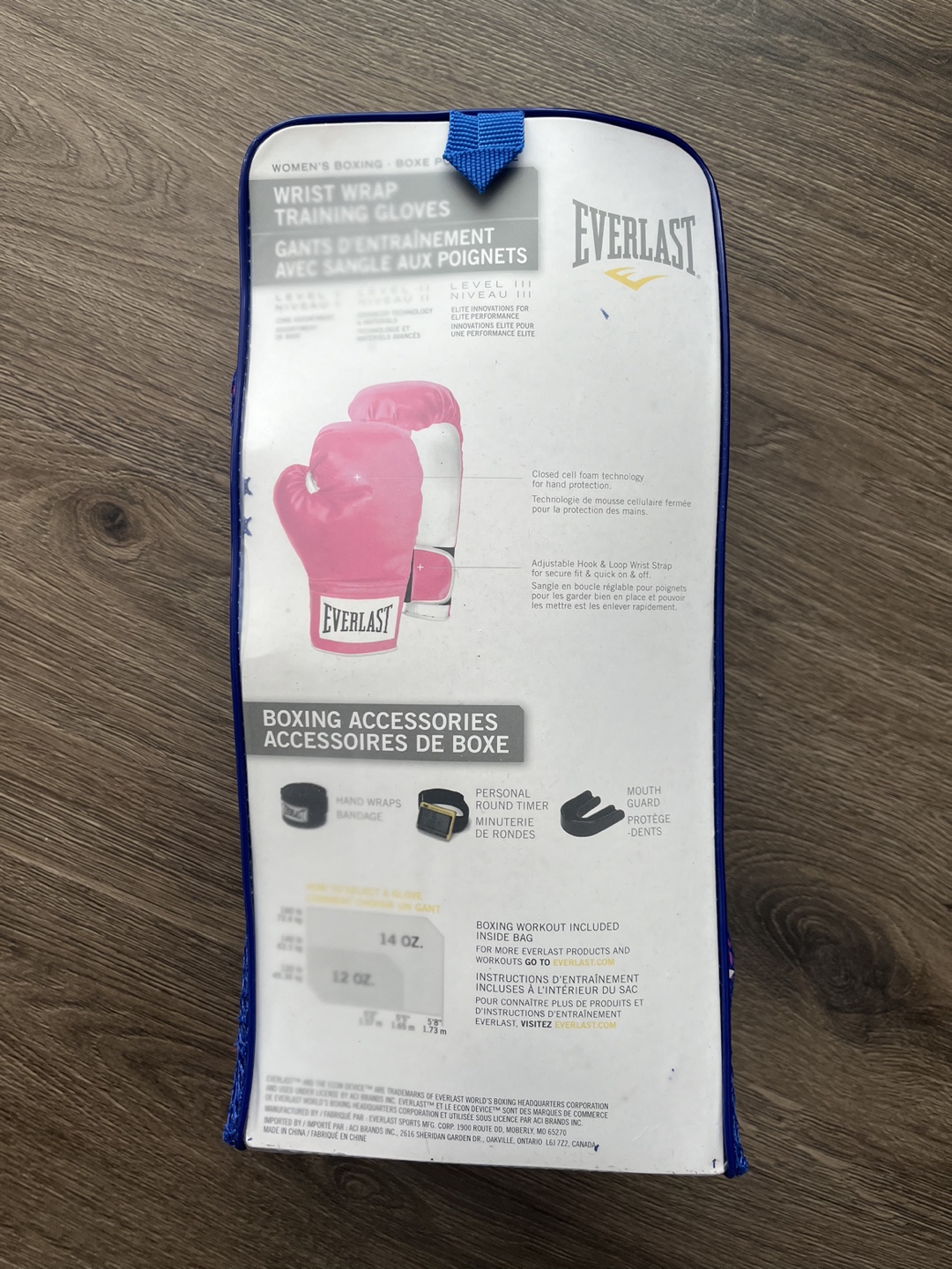Everlast Women's Boxing Gloves & Hand Wraps - Pink - 14 oz - photo 5