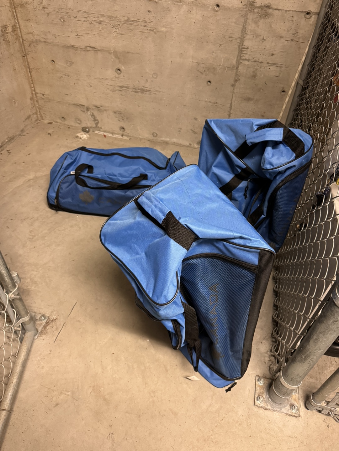 Blue duffle Bags