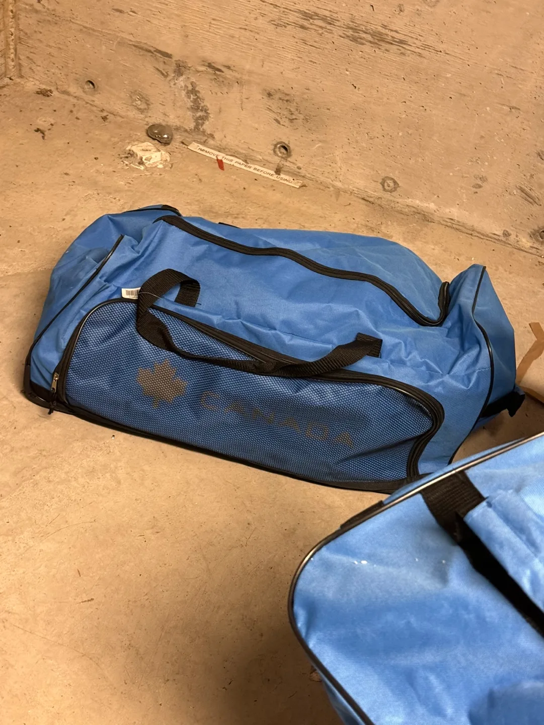 Blue duffle Bags image indicator(2)