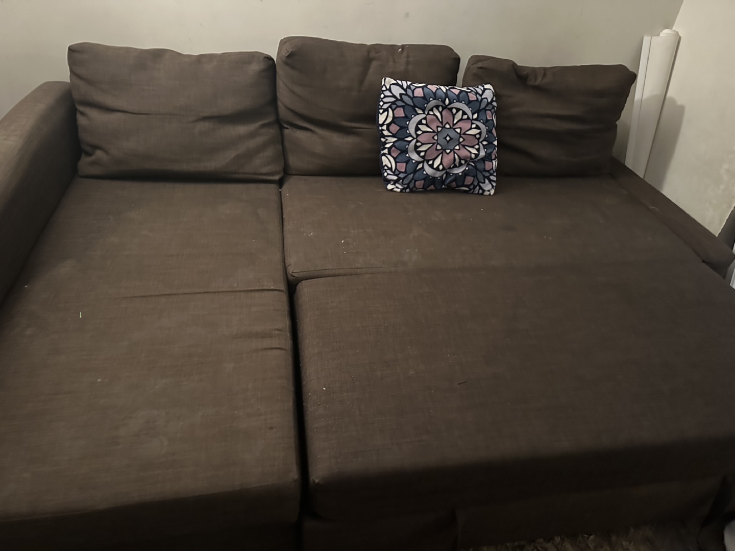 Brown IKEA Friheten Corner Sectional Sofa Bed - photo 4
