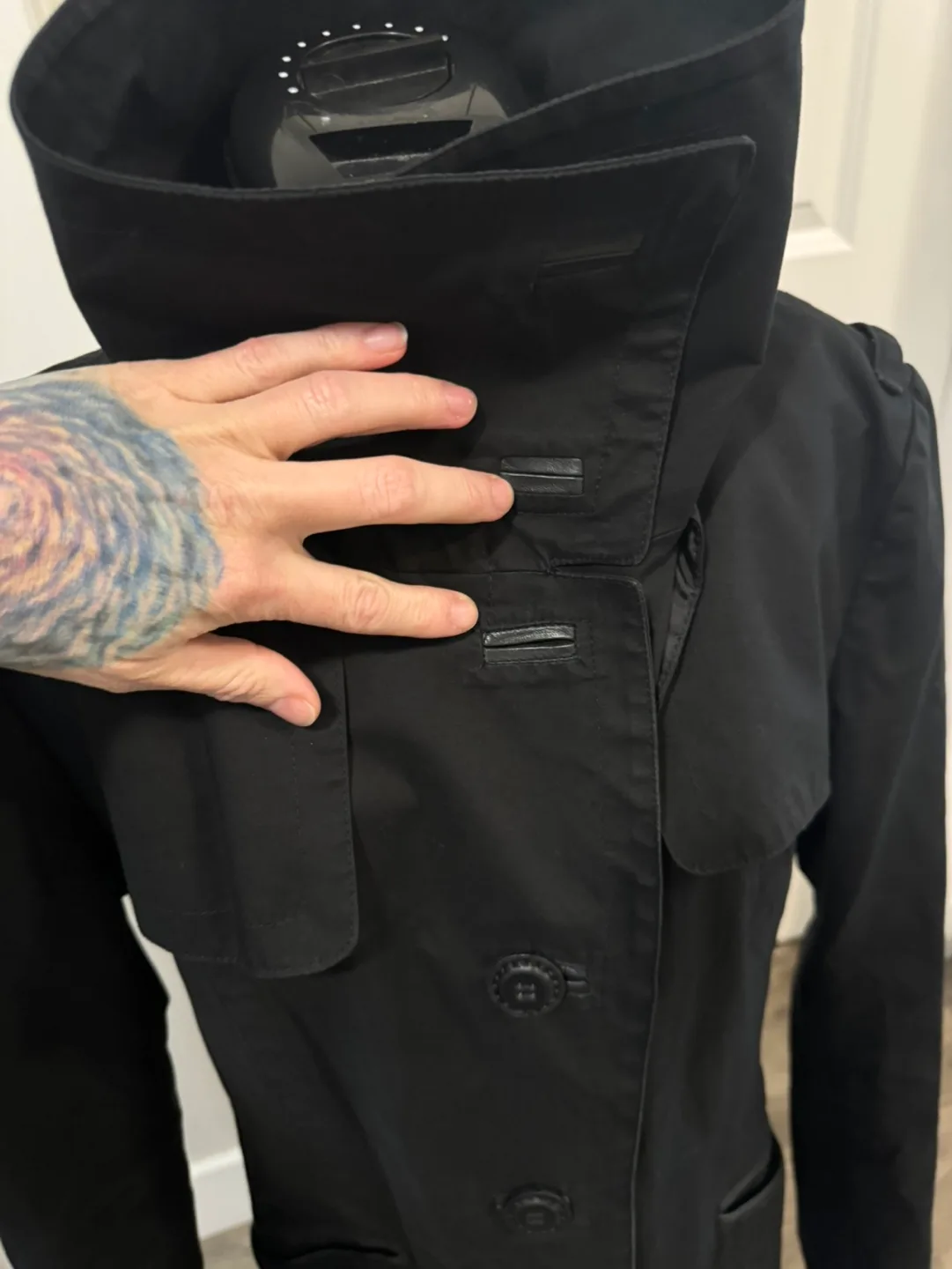 Mackage vintage trench coat - size large image indicator(9)