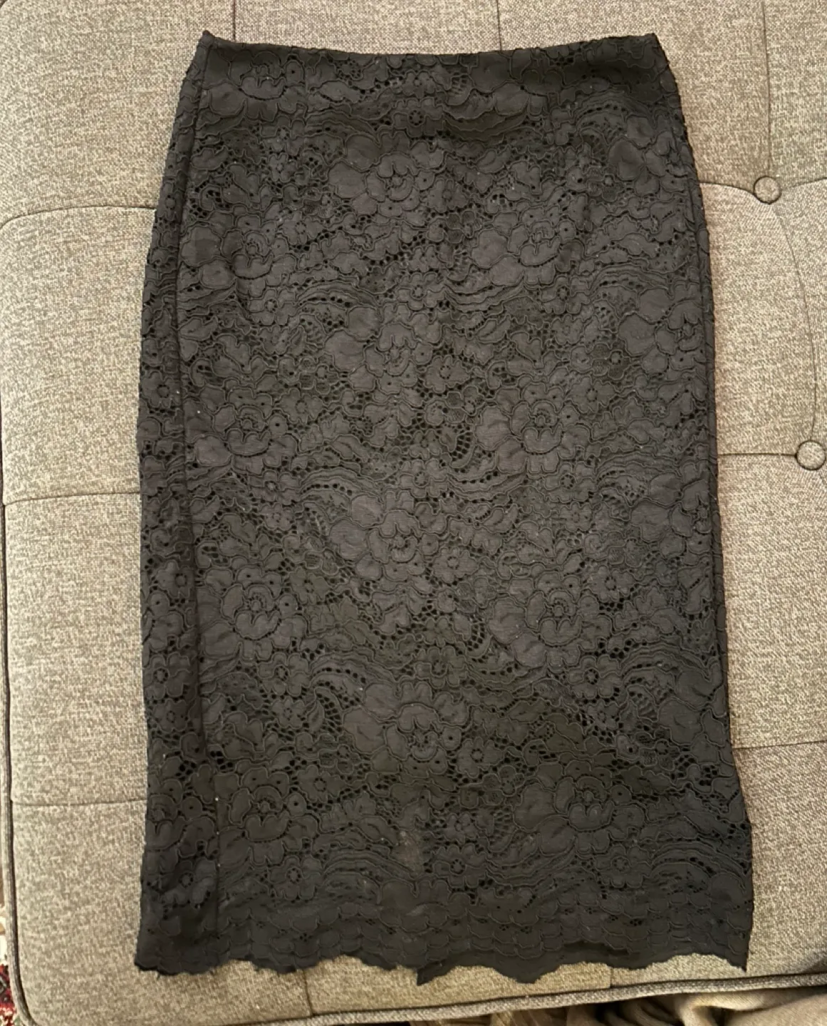GU Black Lace Pencil Skirt - Size Small thumbnail