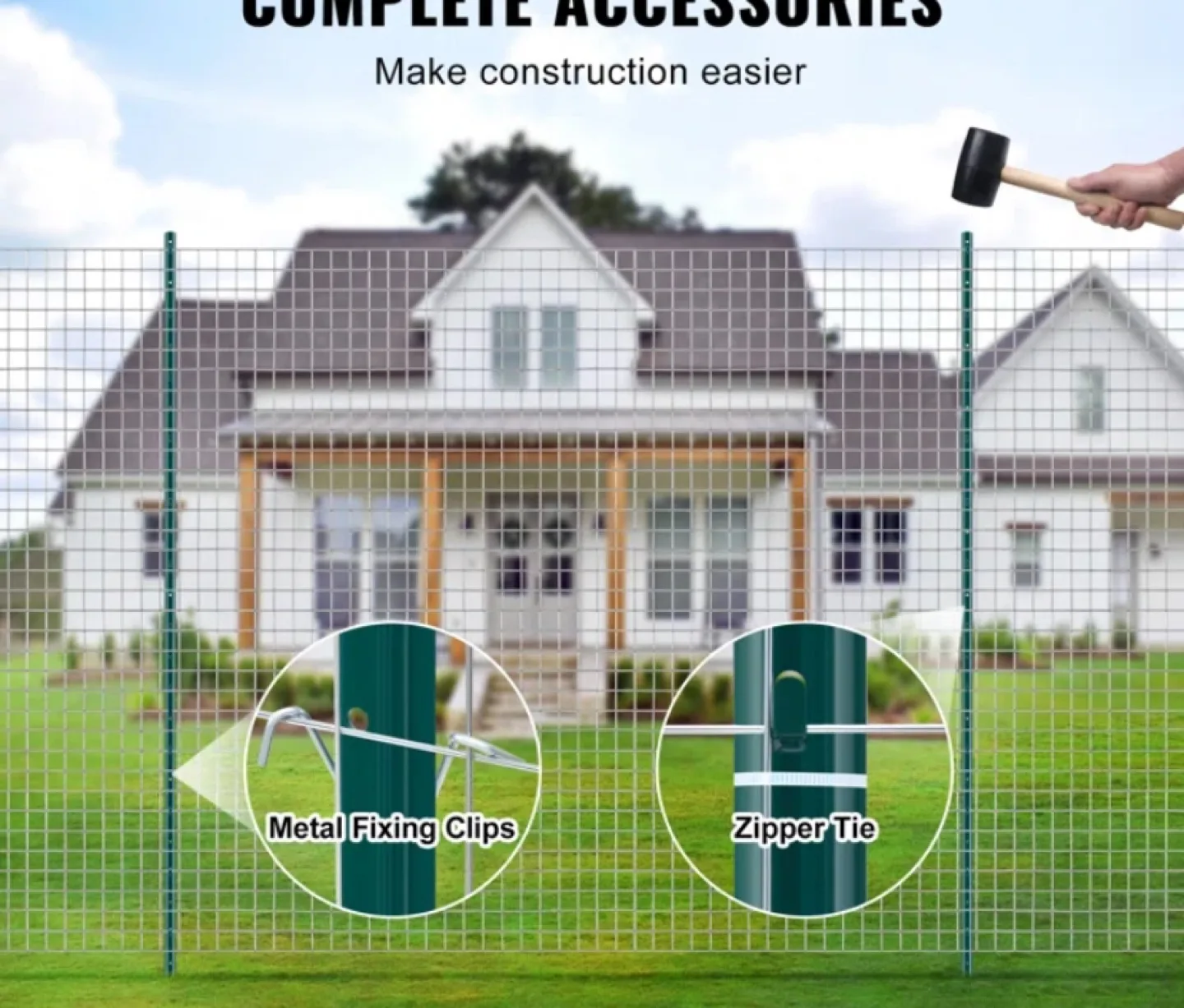 7 Feet Metal Fence Post T-Post Heavy Duty 2 Packs of 10 - NEW image indicator(6)