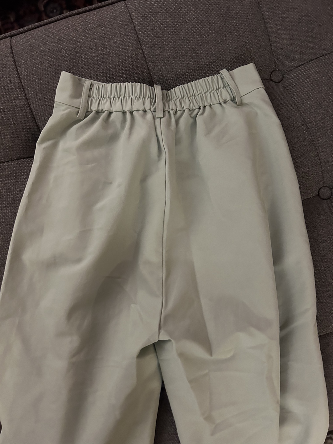 Sage Green Wide Leg Trousers - photo 5