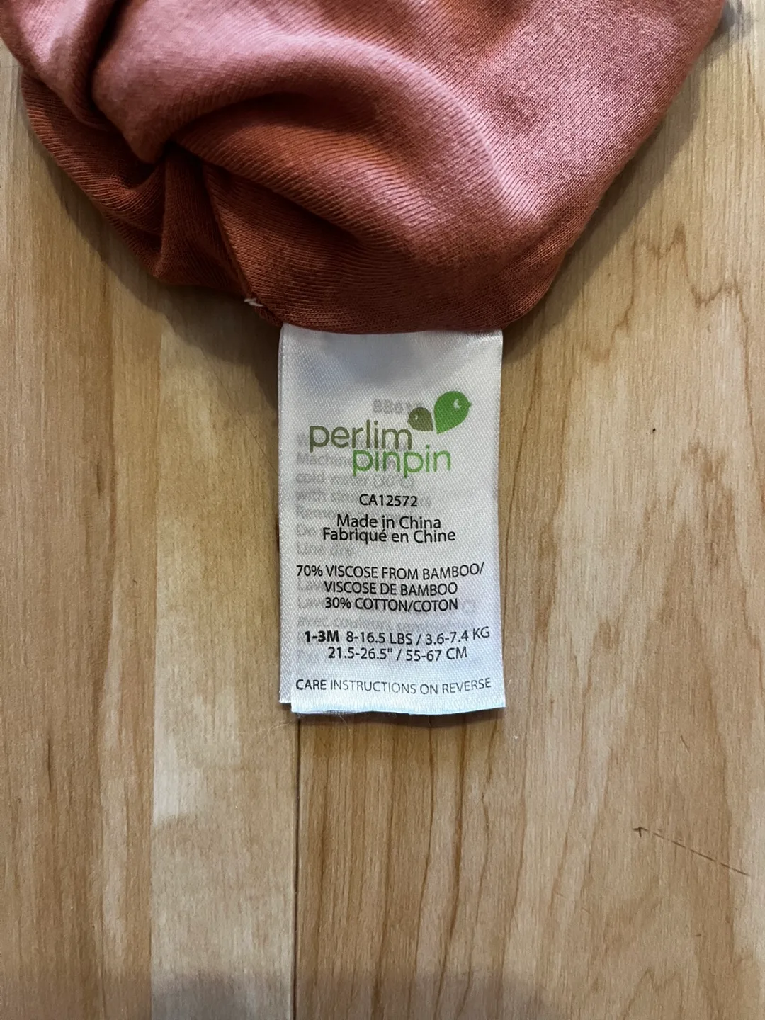 Perlimpinpin Baby Hat - Size 1-3M image indicator(2)