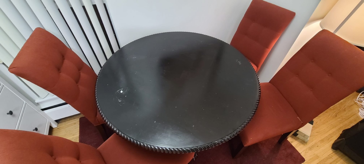 Round Dining Table Set - 4 Chairs - photo 3