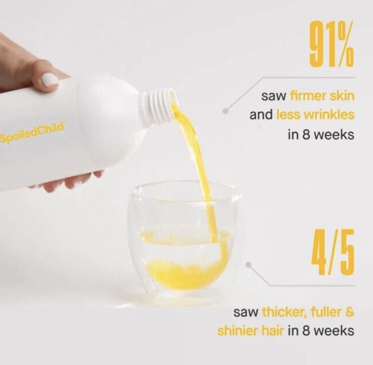 SpoiledChild Extra Strength Liquid Collagen - Pineapple Flavor - photo 4