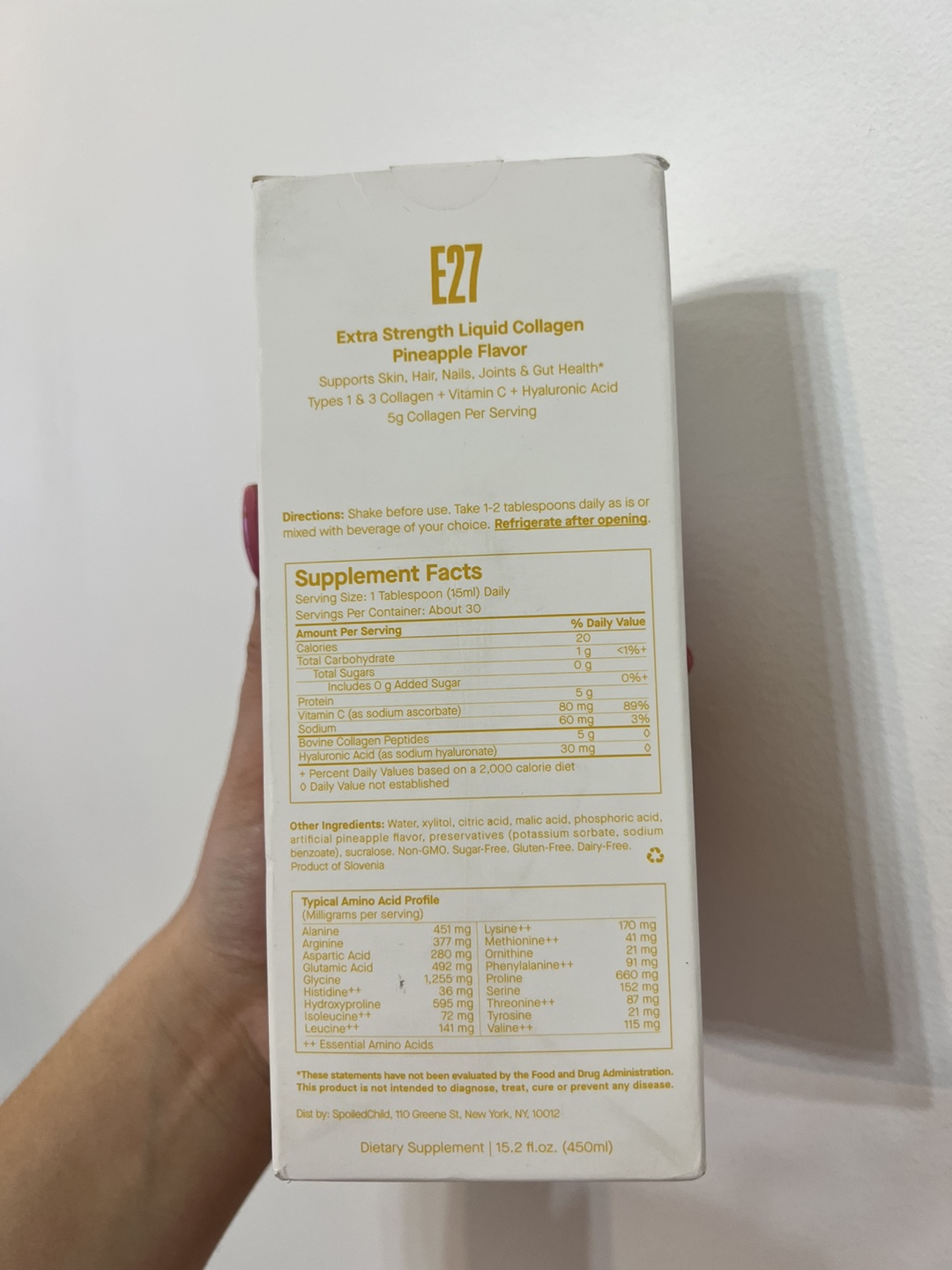 SpoiledChild Extra Strength Liquid Collagen - Pineapple Flavor - photo 2