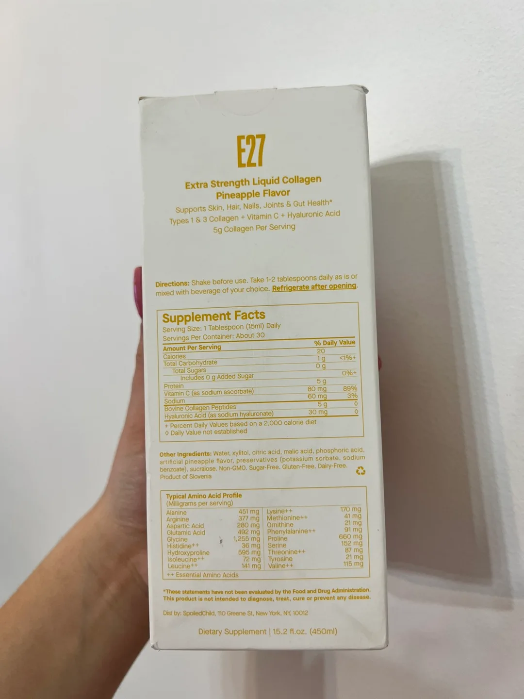 SpoiledChild Extra Strength Liquid Collagen - Pineapple Flavor image indicator(2)