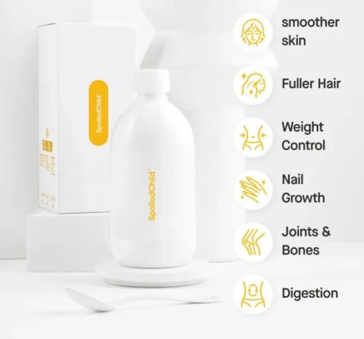 SpoiledChild Extra Strength Liquid Collagen - Pineapple Flavor image indicator(7)