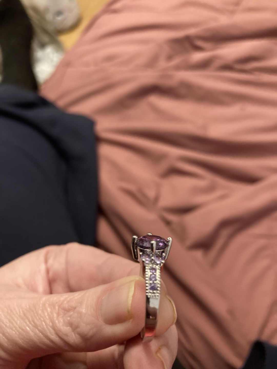 Pretty purple ring - photo 4