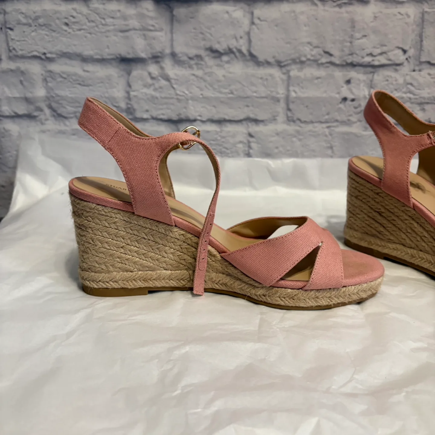 Stuart Weitzman  Wedge Sandals 9.5 image indicator(8)