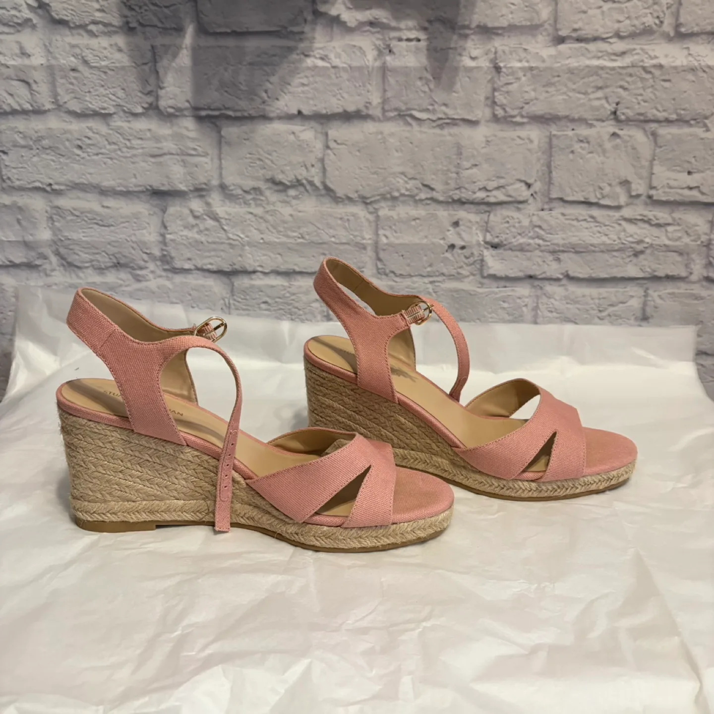 Stuart Weitzman  Wedge Sandals 9.5 image indicator(9)