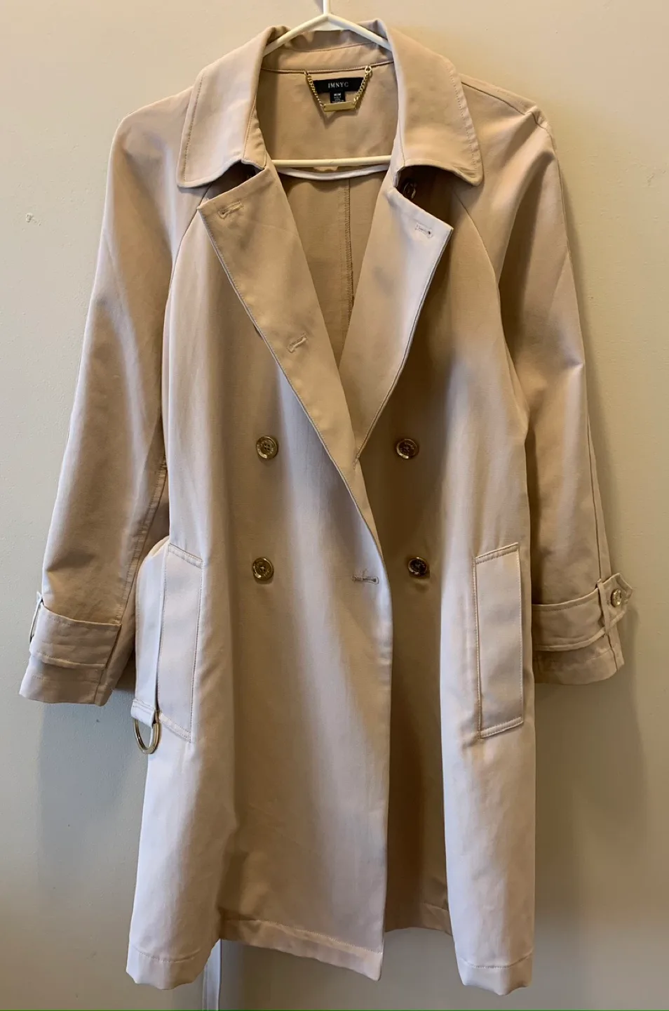 IMNYC Beige Trench Coat image indicator(2)