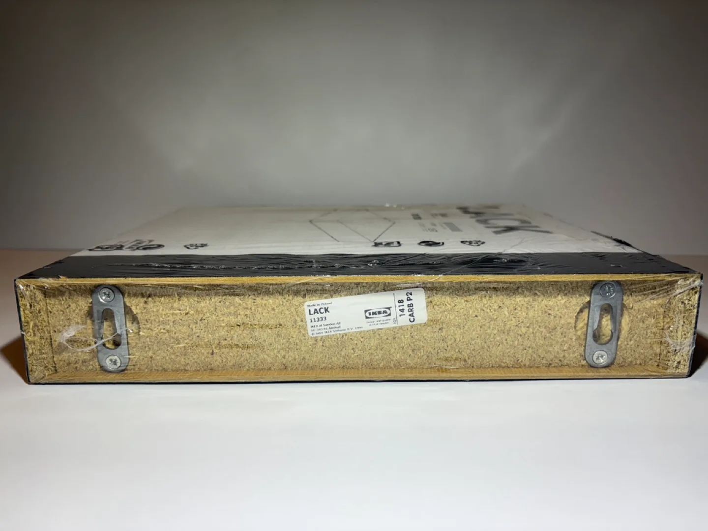 *New* IKEA Black Lack Floating Wall Shelf Unit image indicator(2)