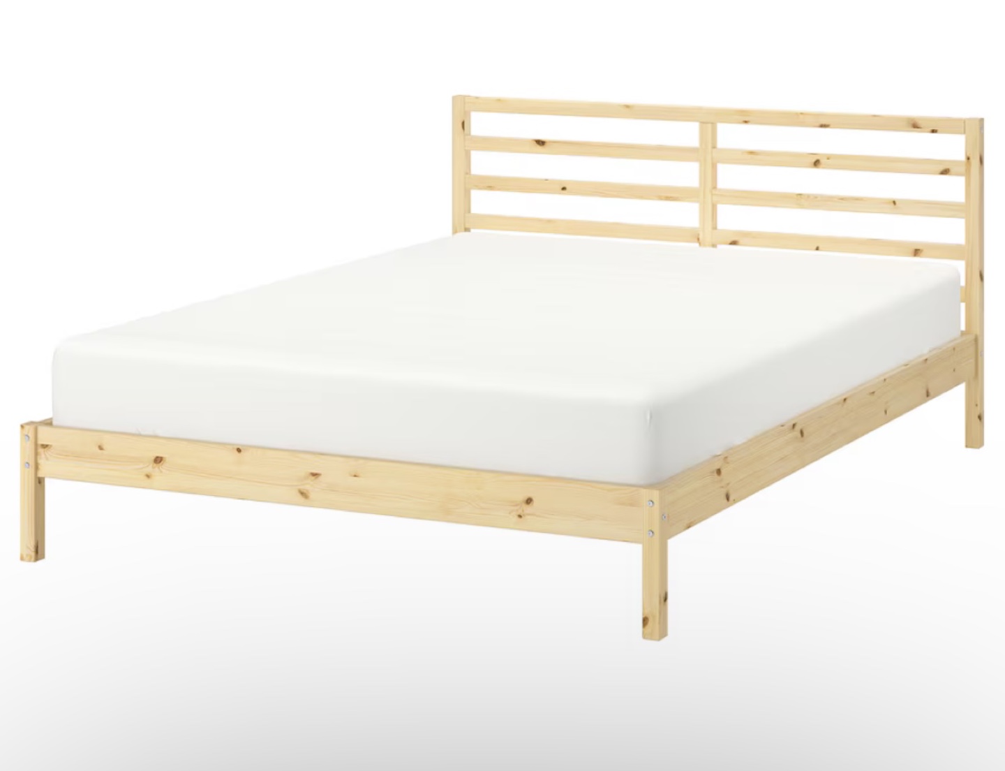 IKEA MALM Queen Bed Frame - Light Pine