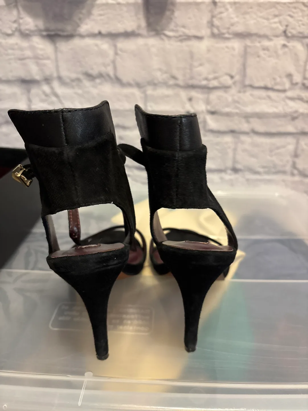 Report Signature Zany Black Evening Sandals - Size 9 image indicator(5)
