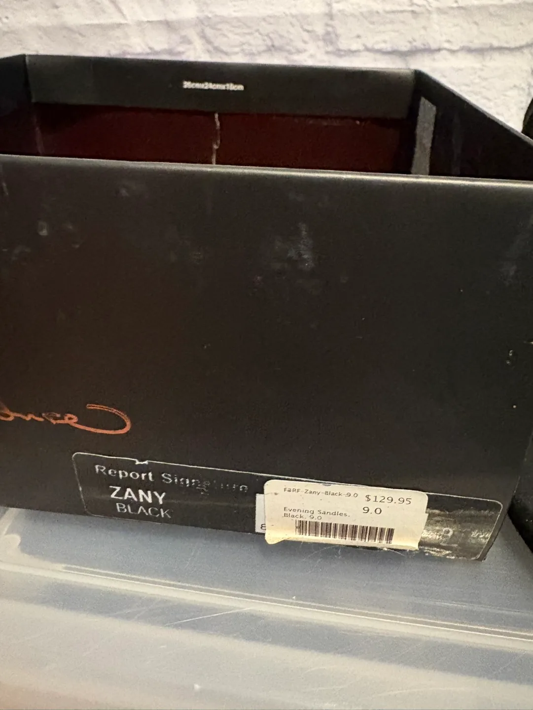 Report Signature Zany Black Evening Sandals - Size 9 image indicator(4)