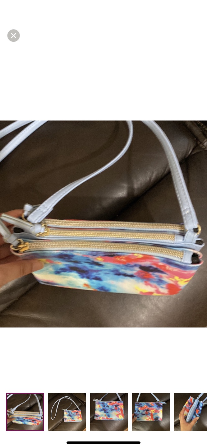 Floral Tie Dye Crossbody Bag - photo 2