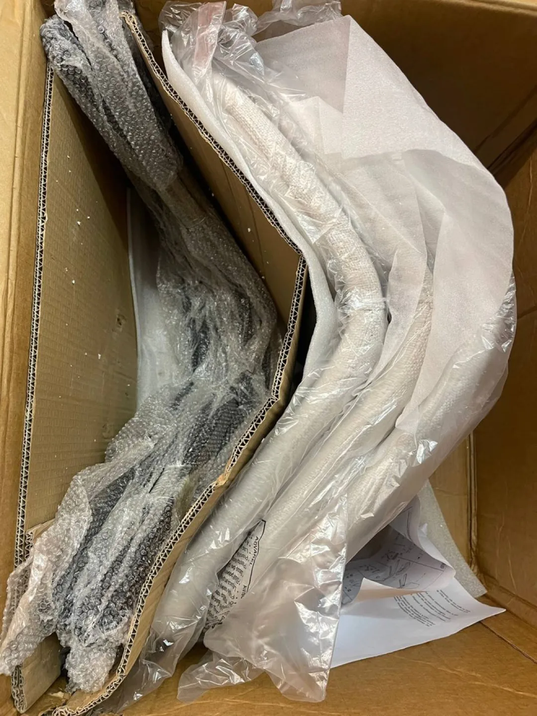 Set of 4 Modern Dining Chairs - Off-White Velvet image indicator(7)