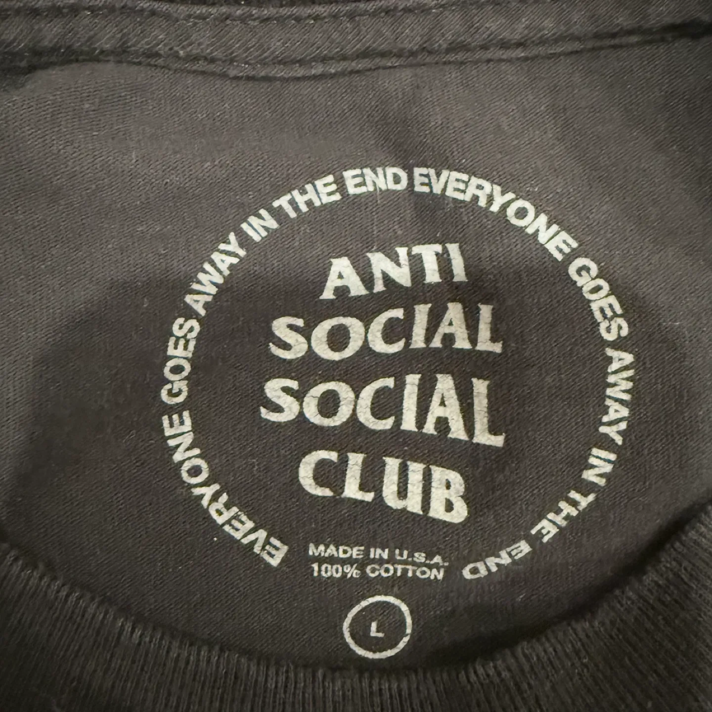 Anti Social Social Club Save Your Tears Tee image indicator(3)