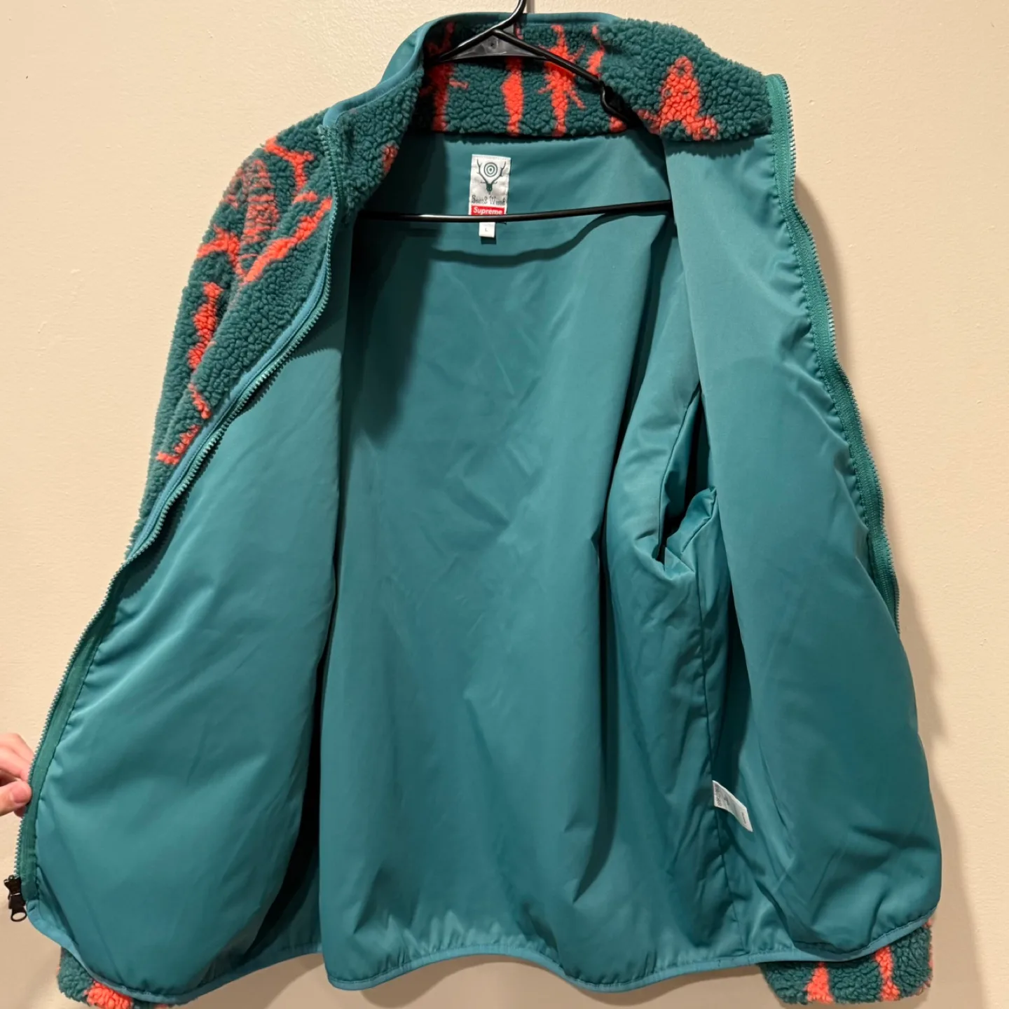 Supreme x South2 West8 Fleece Jacket Men’s Large image indicator(3)