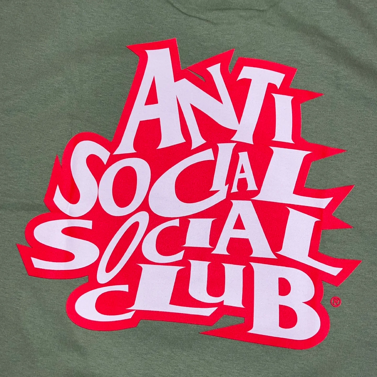 Anti Social Social Club Jealousy Tee - Dill Green Size XL image indicator(3)