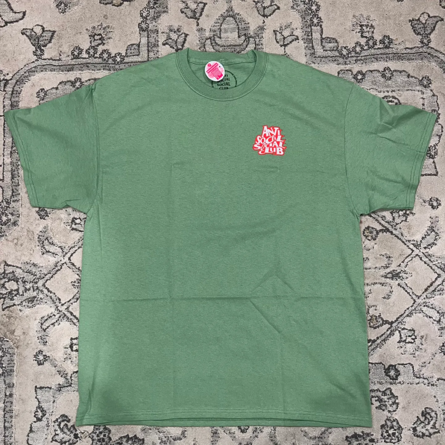 Anti Social Social Club Jealousy Tee - Dill Green Size XL image indicator(5)