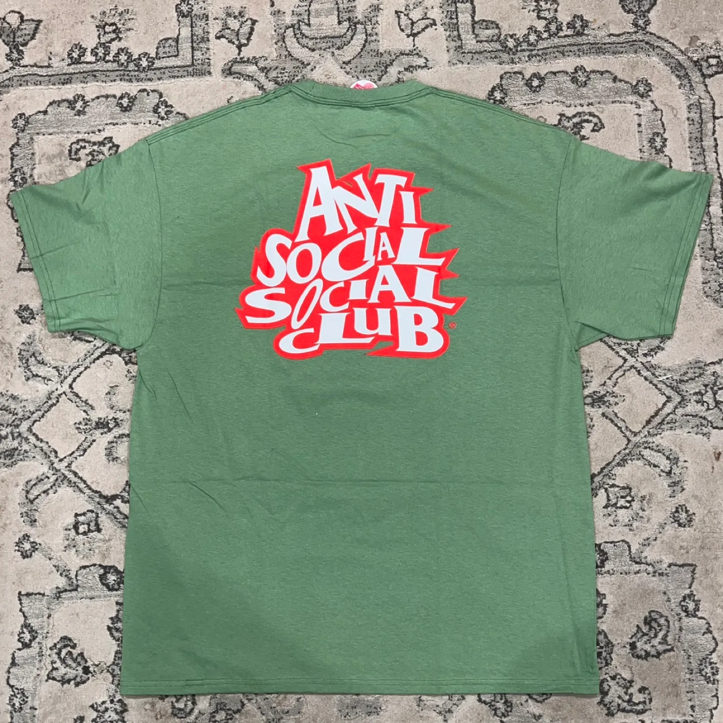 Anti Social Social Club Jealousy Tee - Dill Green Size XL image indicator(2)