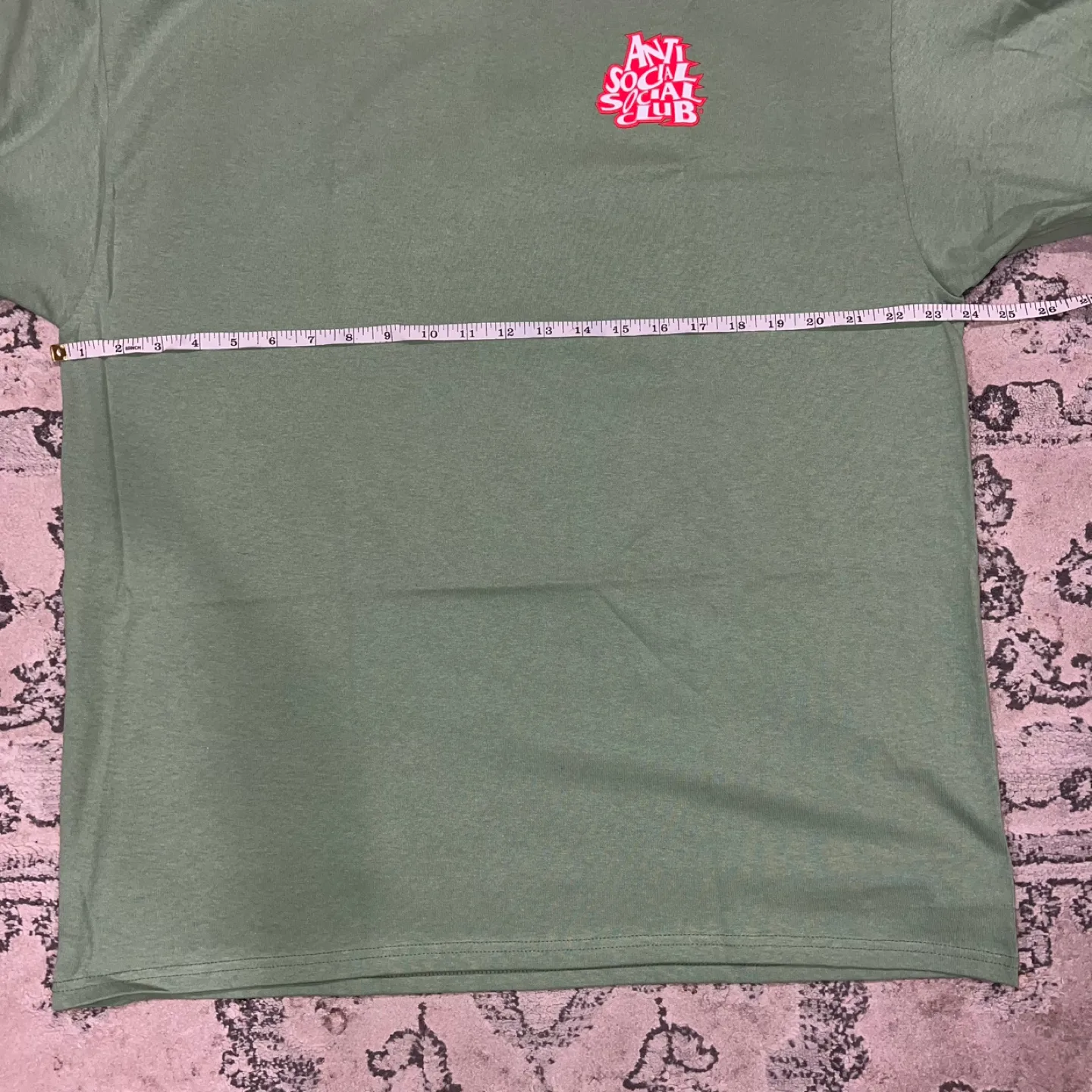 Anti Social Social Club Jealousy Tee - Dill Green Size XL image indicator(9)